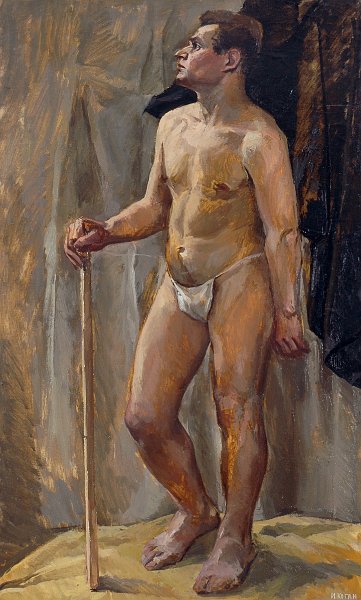 Naked man 1934 oil on canvas 115x70